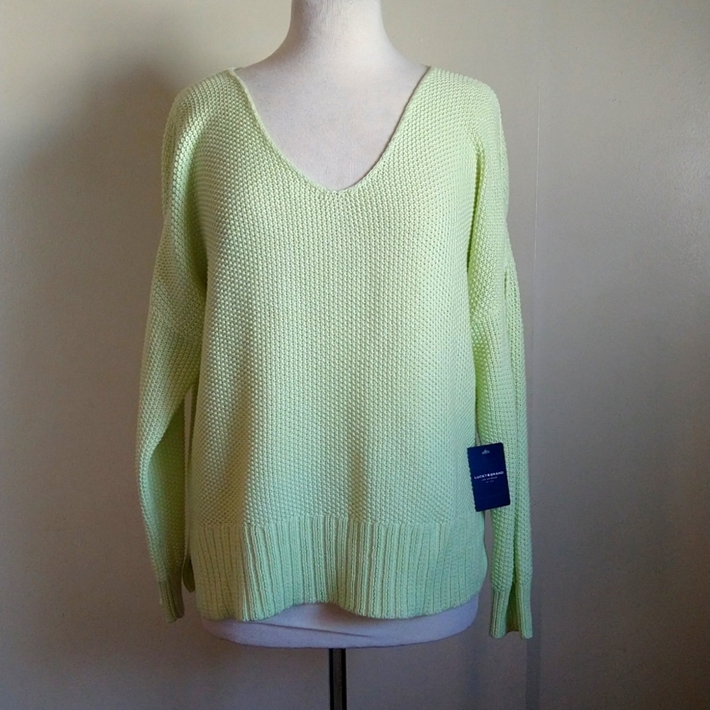 Lucky Brand Knit Top-Sweater